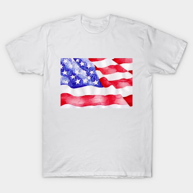 American flag T-Shirt by Bridgetdav